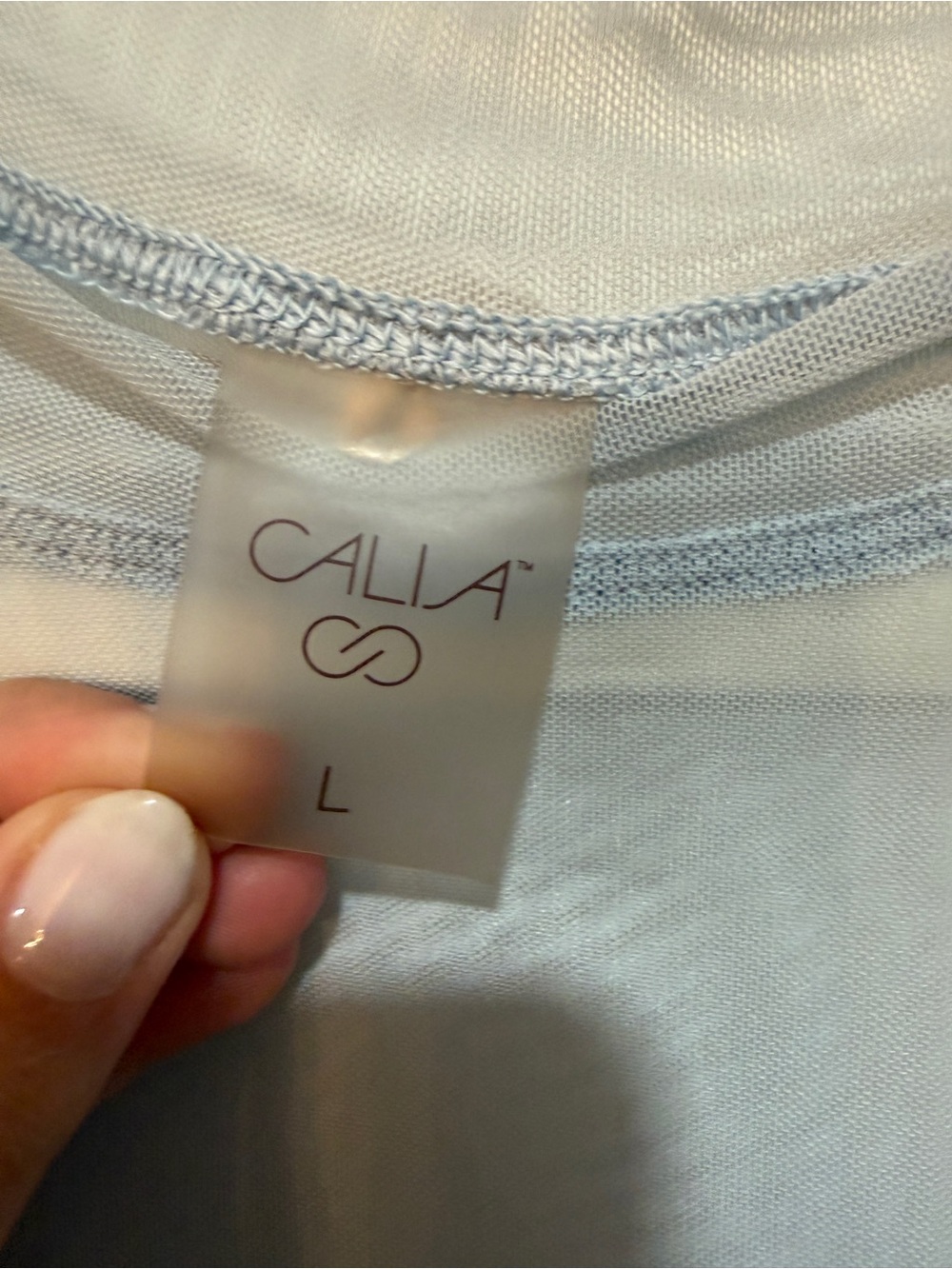 Calia Short-Sleeve Mesh Shirt & tank bra - Picture 4 of 10